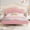 Pink, variant on Princess Soft Upholstered LED Bed Frame - Adjustable Headboard & Footboard - Sturdy Platform, Wooden Slats, Easy Assembly, No Box Spring Needed, Full Size, Pink