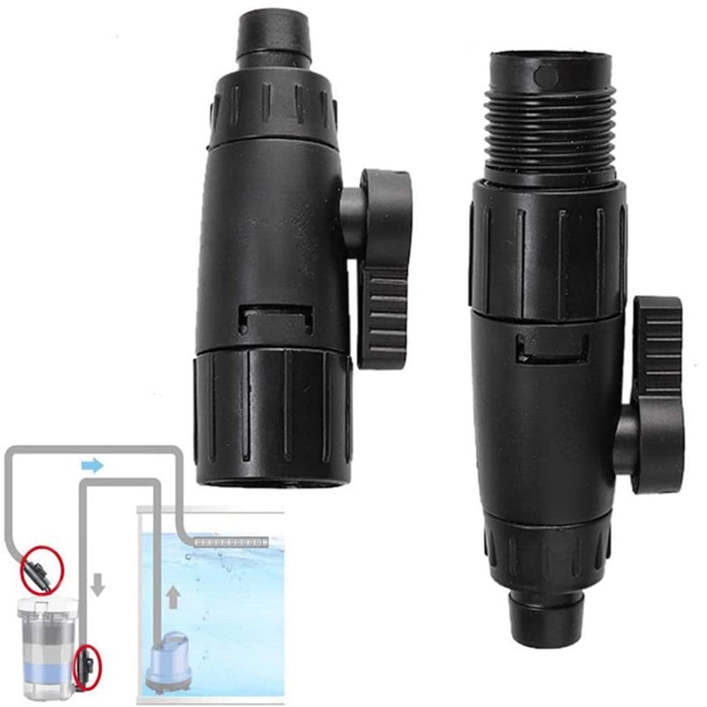Aquarium Quick Release Connector Fish Tank Hose Pipe Valve Filter Connector with Flow Regulating