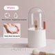 thumbnail image 3 of Makeup Brush Storage Box, Makeup Brush Holder With Lid, With Clear Rotating Lid And Dustproof Beads-, 3 of 5