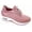 Pink/White, variant on Women's Sock Sneakers Air Cushion Platform Mesh Fashion Walking Lace Up Shoes