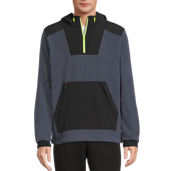 Russell Men's Big Men's Microfleece Half-Zip Jacket, up to size 3XL