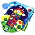 thumbnail image 1 of QJUHUNG Interactive 3D Cloth Book - Safe  Washable  Tear-Resistant Fabric for Baby Cognitive Development  Early Learning  Sensory Stimulation  and Parental Bonding with Fun Interactive El, 1 of 7