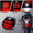 thumbnail image 3 of Luz trasera LED NTHREEAUTO Smoked para motocicleta Harley, 3 of 5
