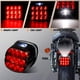 thumbnail image 3 of Luz trasera LED NTHREEAUTO Smoked para motocicleta Harley, 3 of 5