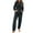 Dark Gray womens outfit sets, variant on up to 60% off Gifts Usmixi Loungewear Set for Women Plush Pajama Sets for Women Casual Solid Fleece Pullover Hoodies Top and Long Pant Matching Set Homewear Lounge Sets with Pocket Holiday