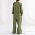thumbnail image 4 of Conjunto de 2 piezas para damas Conjunto elegante de 2 piezas a juego Estilo sólido OL Ropa diaria Hugtrwg  Para estrenar, 4 of 6