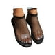 thumbnail image 3 of MKLEKYY Sandalias Elegantes para Mujer Con Diseño de Punta Cerrada y detalles de Diamantes de Imitación para Atuendos Casuales de Verano., 3 of 5
