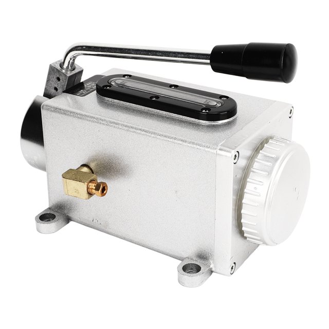 Manual CNC Lubrication Pump, 4mm Double Outlet Port 500CC Lubricating Manual For Casting