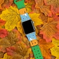 thumbnail image 2 of Peanuts Thanksgiving HD Unisex Watch Band for Apple Watch - 42/44/45/49mm(46mm Series 10/11) Long Autumn Leaves by Affinity Bands, 2 of 4