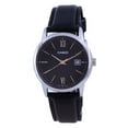 thumbnail image 1 of Casio Black Dial Stainless Steel Analog Quartz MTP-V002L-1B3 MTPV002L-1 Men's Watch, 1 of 3