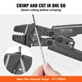 thumbnail image 3 of VEVOR Wire Rope Crimping Tool and Cutter Up To 2.2mm Wire Cable Crimps, 1/64" - 3/32" Crimping Loop Sleeve Kit and 160pcs Aluminum Buckles, Fishing Crimping Tool Wire Rope Thimbles Kit, 3 of 9