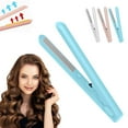thumbnail image 3 of 2025 Upgrade Mini Dual Purpose Curling Iron, 2-in-1 Mini Curling Wand Flat Iron Long-Lasting Trav Straightene, Portable Hair, 3 of 8