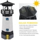 thumbnail image 4 of Torre de luz solar de 35,5 cm de alto con luces LED giratorias. Iluminación solar de 360 grados para exteriores, jardín y patio., 4 of 9