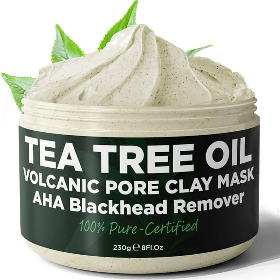 Pore Cleansing Mask with Tea Tree Oil | Blackhead Remover Clay Mask