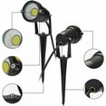 thumbnail image 2 of Adjustable Floodlight, Low Voltage Landscape Lights for Garden Pathway, Waterproof LED Spotlight with Rotatable Head for Paths, Balcony, Patio, Hotel Lawn (4PCS, White), 2 of 5