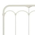 thumbnail image 3 of Bowery Hill Traditional Queen Metal Bed in Soft White, 3 of 8