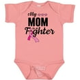 thumbnail image 3 of Inktastic Breast Cancer Awareness My Mom is a Fighter Boys or Girls Baby Bodysuit, 3 of 5