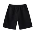 thumbnail image 7 of BXINGOHAI Men's Shorts Casual Summer Drawstring Elastic Waist Lightweight Beach Vacation Shorts with Pockets Black,L, 7 of 7
