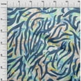 thumbnail image 3 of oneOone Velvet Blue Fabric Tropical Monstera Leaves Quilting Supplies Print Sewing Fabric By The Yard 58 Inch Wide, 3 of 4