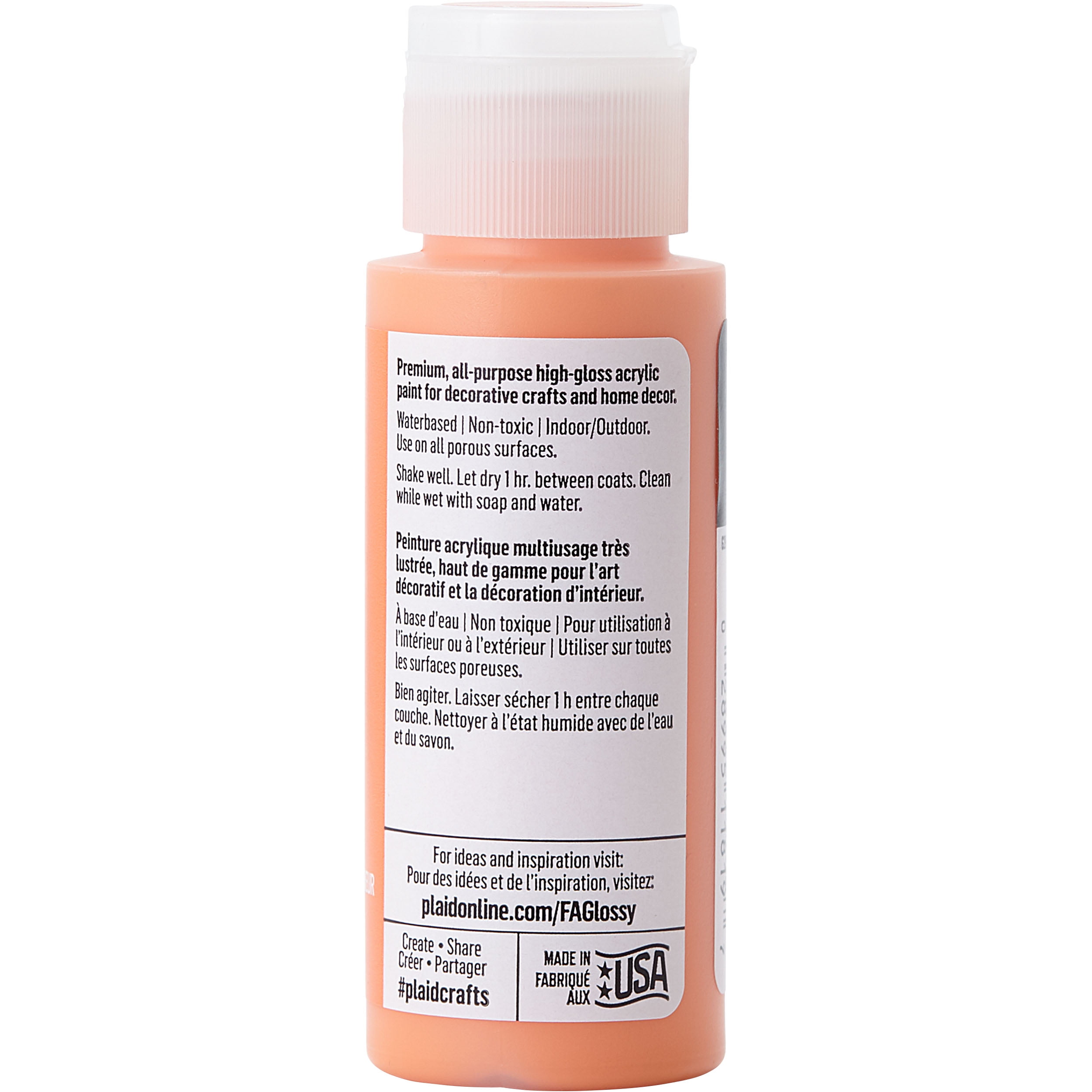 FolkArt Glossy High-Gloss Acrylic Paint, 12 Pack