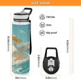 thumbnail image 3 of Qxltty White Duck Water Bottle 32 oz with Straw BPA Free Reusable Fitness Sport Bottle Perfect for Travel School Outdoors and Gym, 3 of 7