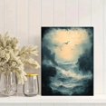 thumbnail image 2 of Qisvanset Framed Canvas Wall Art 12x16 Inch Stormy Sky Flying Birds Moody Nature Wall Art, 2 of 5