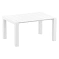 thumbnail image 3 of Compamia Loft Outdoor Dining Set with 6 Arm Chairs and 55 inch Extension Table White, 3 of 4