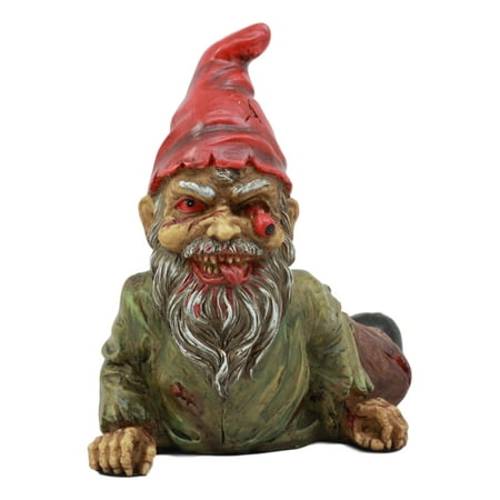 Ebros Walking Dead Severed Body Zombie Gnome Crawling On The Floor Statue 7