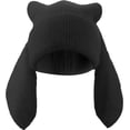 thumbnail image 3 of Yoyauz Bunny Beanie Hats for Women Cute Rabbit Beanie Crochet Hats Winter Cap Warm Skull Cap Outdoor Ski Slouchy, 3 of 4