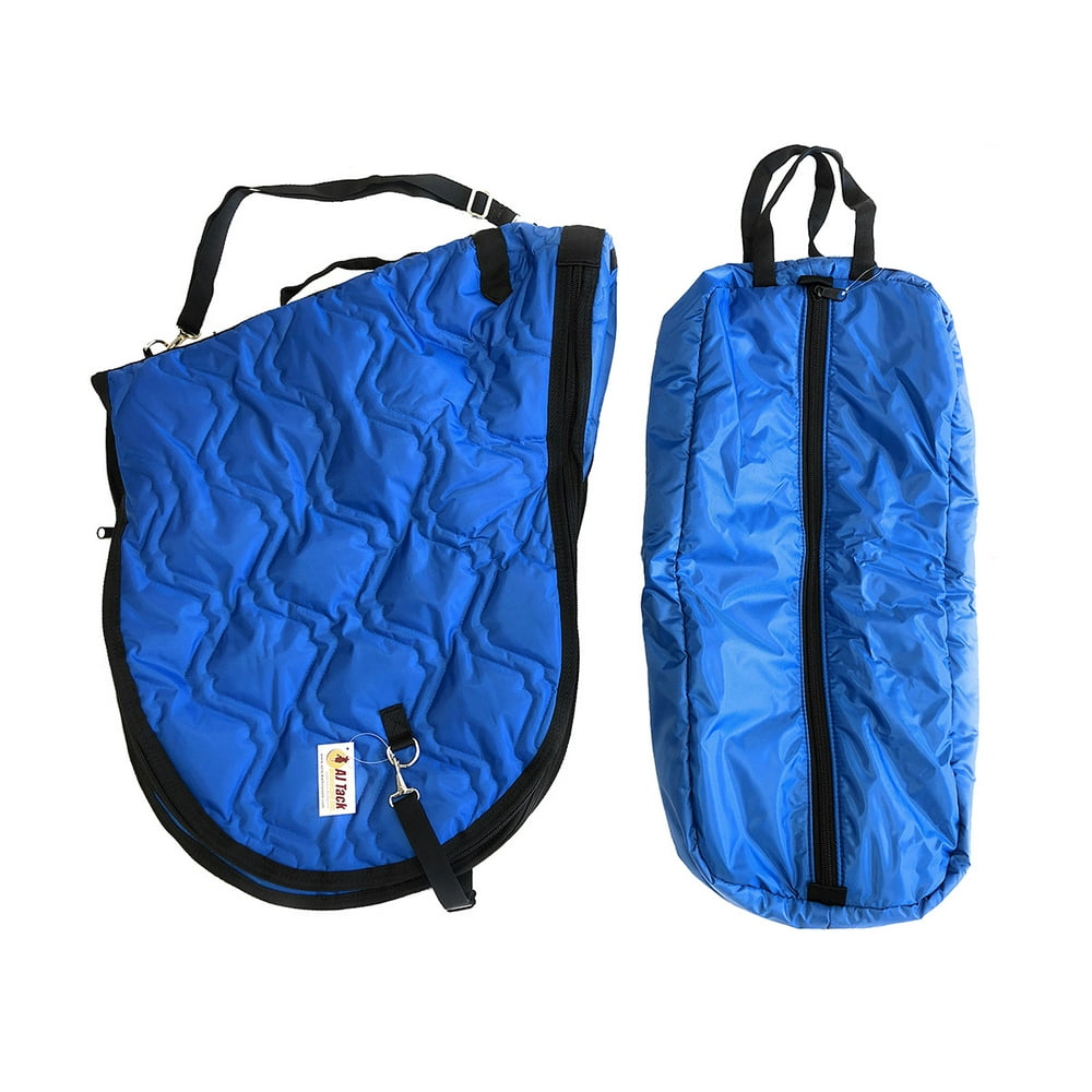 English Horse Saddle Carrier Bridle Halter Bag Set All Purpose Saddle