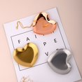 thumbnail image 7 of BAETEUY Jewelry Tray Polished Mirror Surface Stainless Steel Heart Shape Ring Necklace Earrings Display Dish Household Supplies, 7 of 7