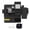 Black, variant on Riousery Optic Fiber Cleaver High Precision Cutting Tool for Hot Melting Cold Connection, 32000 Times Blade Life, Includes Waste Box, Wrench and Storage Case (4.72 in / 12 cm, Gold)