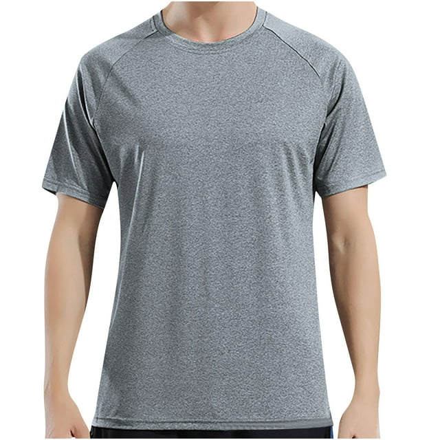 Timegard Shirts for Men Plus Size Crewneck Sleeveless Slim Fitting Tee Comfy Casual Workout Tank Top