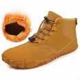 thumbnail image 2 of Non-slip Comfortable Winter Barefoot Shoes Provide Warmth Support Unisex Walking Hike Boots For Women Men Minimalist Warm Zero Drop Snow Boot Slip On Wide Waterproof Barefoot Footwear, 2 of 10