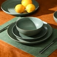thumbnail image 2 of Stone Lain Elio 12-Piece Dinnerware Set Stoneware, Green, 2 of 6