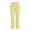 Yellow, variant on MDUKONU Women's Fashionable Linen Pants Solid Color Resistant Non See-Through Yellow XL