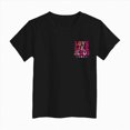 thumbnail image 6 of NOLDARES Girls Summer Cap Sleeve Shirts Kids Casual Cute Crewneck Tunic Tops Tees(Black,2-3 Years), 6 of 6