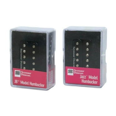 KR(6-18)-Hot Rodded Humbucker Guitar Pickup Set: JB Sh-4 & Jazz Sh-2n Black New