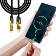 thumbnail image 2 of Cable De Carga Usb 4 En 1 Cargador Rápido Para Dispositivos Cable De Carga Trenzado De Nailon Duradero Y Universal Para Teléfonos, Tabletas Y Ordenadores Portátiles, 2 of 8