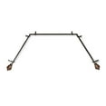 thumbnail image 3 of Malika 13/16" Bay Window curtain rod 20"-36", 38"-72" - Cocoa,(ABay-95-7), 3 of 4