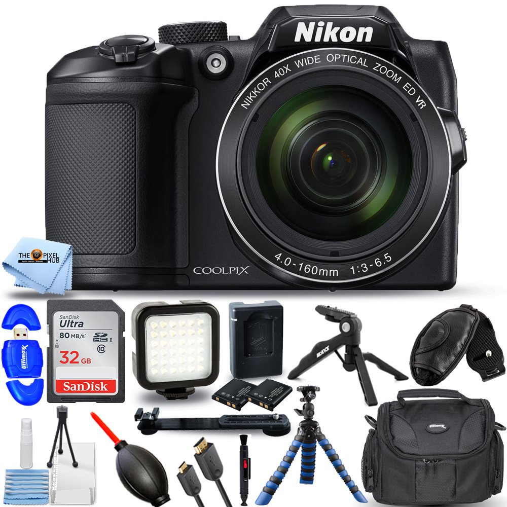 Nikon COOLPIX B500 Digital Camera (Black) 26506 - PRO BUNDLE with Ultra ...