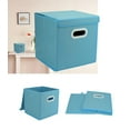 thumbnail image 4 of Box Storage Organizer Clothes Fabric Foldable Home Cube Folding Book Room Closet, 4 of 7