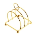 thumbnail image 3 of DOLITY Stainless Steel Toast Rack Compact Countertop Household Serving 3 Slice Slot gold, 3 of 9