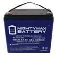 thumbnail image 3 of 12V 55AH GEL Battery Remplace Fierté Jet 1 HD Chaise Électrique - Pack de 2, 3 of 6