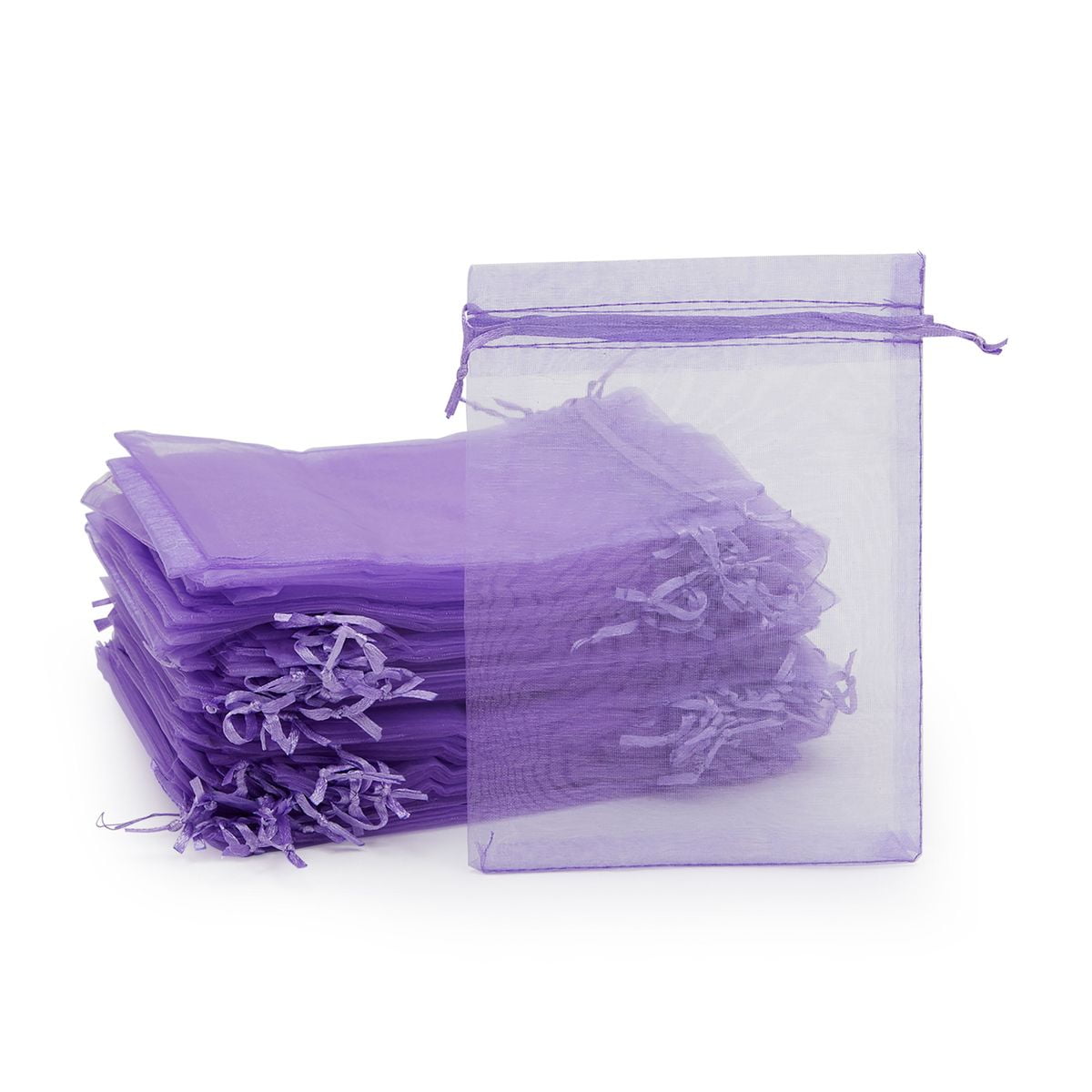 Juvale Organza Gift Bags 100 Piece Satin Drawstring Jewelry Pouch Wedding Gift Bags Baby Shower Favor Bag Organza Sheer Mesh Pouch Wrap For Party