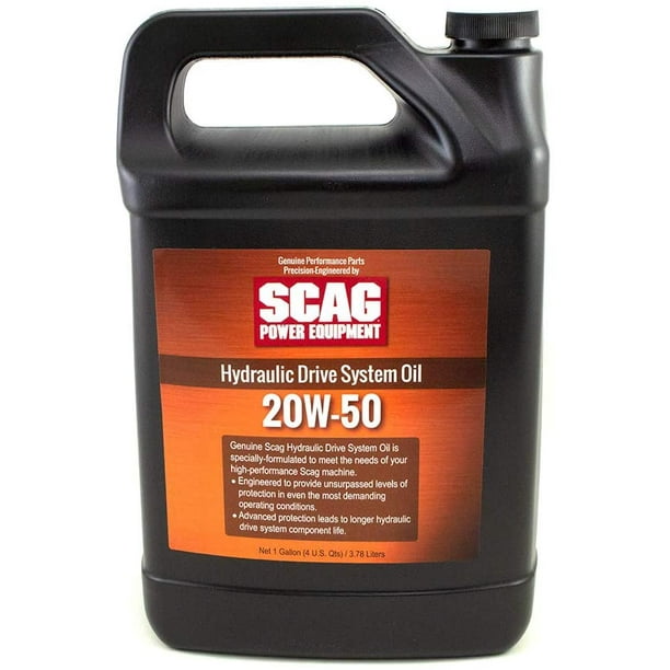 SCAG Genuine OEM 20W50 Hydro System Hydraulic Oil 1 GALLON 486254