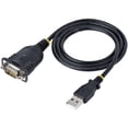 thumbnail image 3 of StarTech.com 3ft (1m) USB to Serial Cable, DB9 Male RS232 to USB Converter, USB to Serial Adapter, COM Port Adapter with Prolific IC, 1 (Quantity), 3 of 6