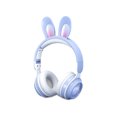 thumbnail image 1 of Auriculares LED Micro USB Recargable Control de volumen Auriculares Compatible con Bluetooth Sonido Oficina portátil Niños Auriculares Azul kenally EL005377-03B, 1 of 2