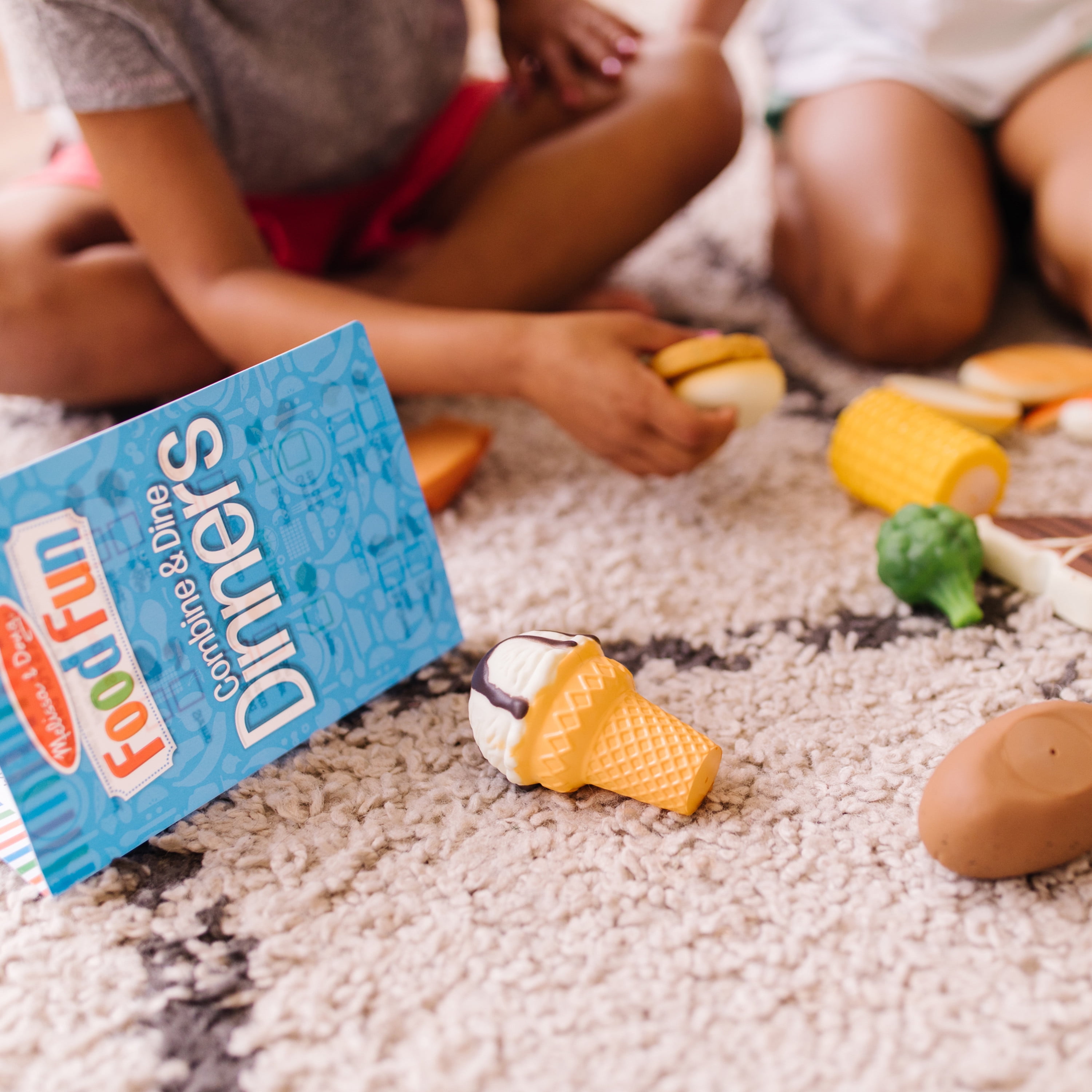 Melissa & Doug Fun Food Combine & Dine Durable Play Food for Toddlers Boys and Girls