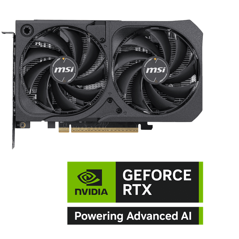 MSI GeForce RTX 5050 8G SHADOW 2X OC Graphics Card, 8GB GDDR6